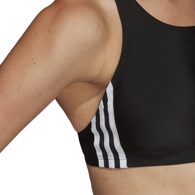 Adidas 3 Stripes Αθλητικό Set Bikini Μπουστάκι Μαύρο DQ3315 Skroutz gr