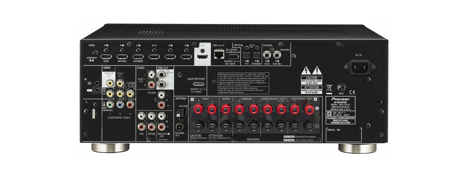 pioneer vsx 1122