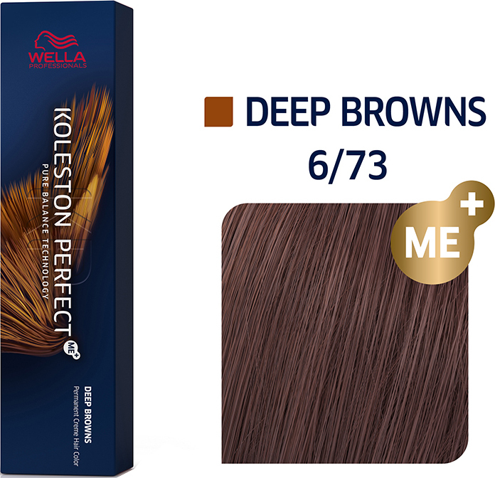 Wella Koleston Perfect Me Deep Browns 6 73 Ξανθο Σκουρο Καφε Χρυσο