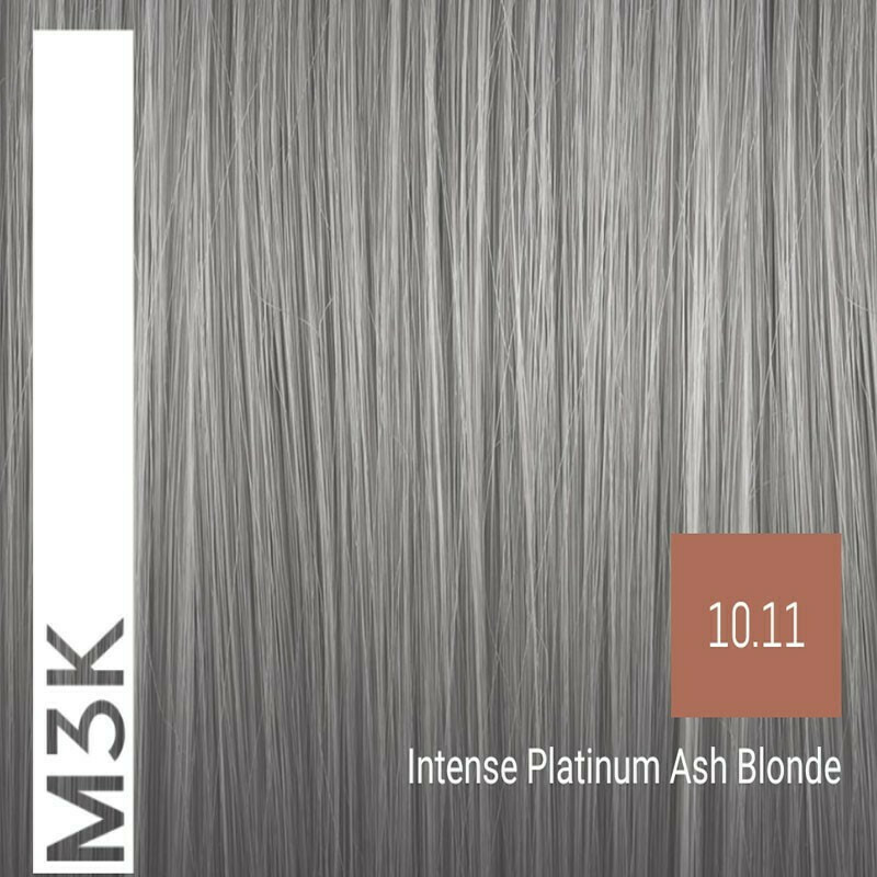 Sensus M3K Permanent Hair Color 10 11 Intense Platinum Ash Blonde