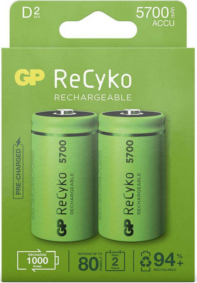 Gp Batteries Recyko D Ni Mh Mah V