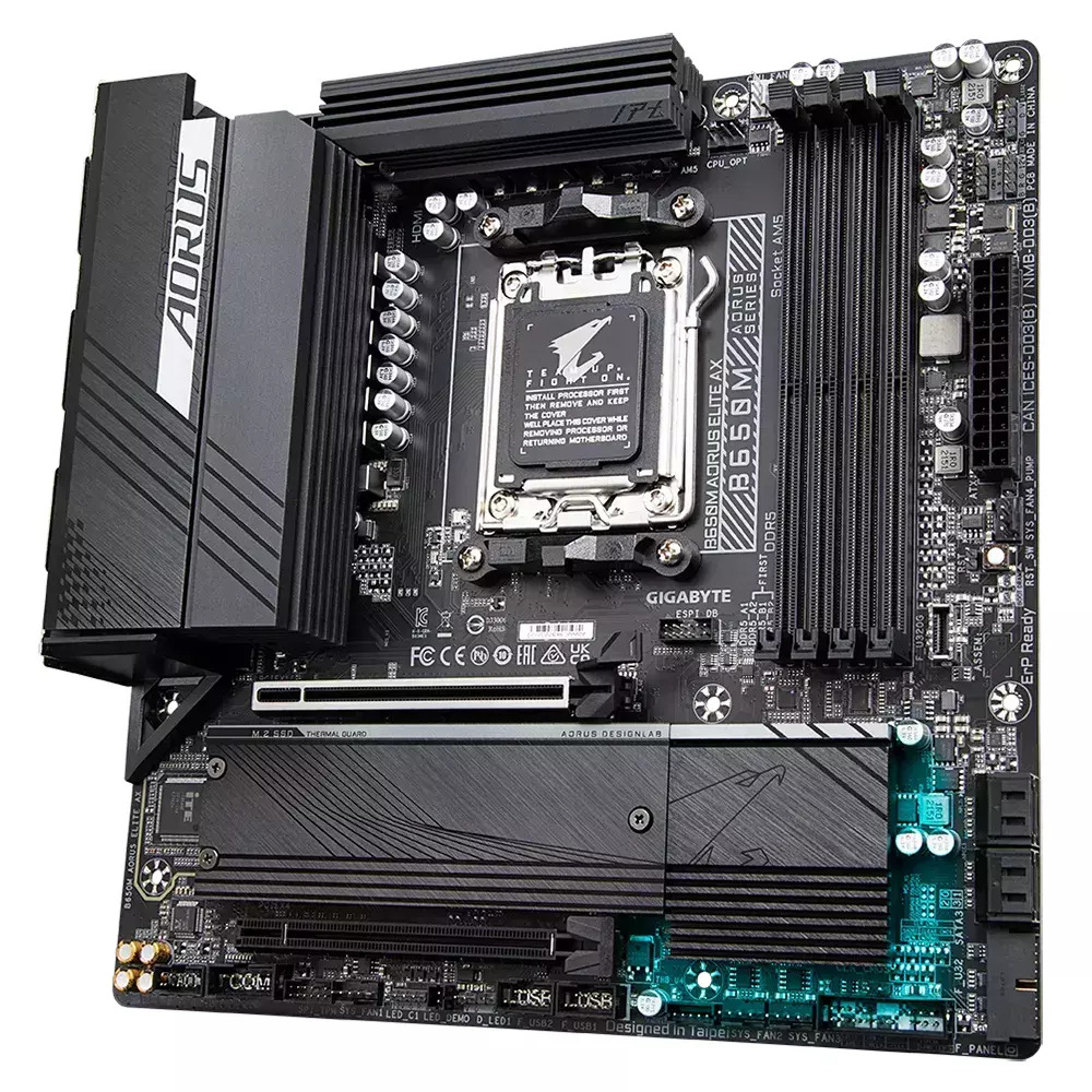 Gigabyte B650M Aorus Elite AX rev 1 x Motherboard Micro ATX με AMD