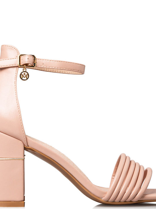Envie Shoes Γυναικεία Πέδιλα σε Ροζ Χρώμα