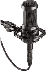 Audio Technica Πυκνωτικό Μικρόφωνο XLR AT2035 Τοποθέτηση Shock Mounted/Clip On Φωνής