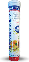 Lamberts A to Z Multivitamins Πολυβιταμίνη 20 αναβράζοντα δισκία
