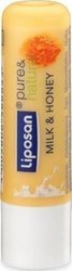 Liposan Stick Pure & Natural Milk & Honey