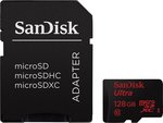 Sandisk Ultra microSDXC 128GB Class 10 UHS-I with Adapter