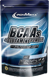 IronMaxx BCAAs Glutamine Powder 550gr Cola Lime
