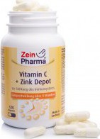 Zein Pharma Vitamin C & Zinc Depot 120 tabs