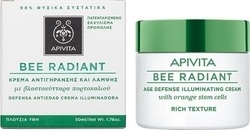 Apivita Bee Radiant Κρέμα Αντιγήρανσης & Λάμψης Πλούσιας Υφής 50ml