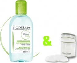 Bioderma Set Sebium Υγρό Καθαρισμού & Δίσκοι Ντεμακιγιάζ