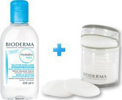 Bioderma Set Hydrabio Υγρό Καθαρισμού & Δίσκοι Ντεμακιγιάζ