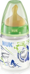 Nuk First Choice Μπιμπερό Πολυπροπυλενίου (PP) Πράσινο, Θηλή Καουτσούκ 150ml