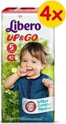 Libero Up & Go Super Pack No 5 (10-14kg) 4*42τμχ