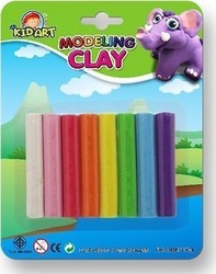 Kid Art Πλαστελίνη Σετ 8 Χρώματα 100gr