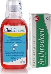 Pierre Fabre Eludril Classic 500ml + Αrthrodont 40gr