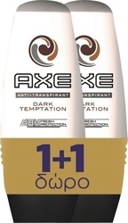 Axe Dark Temptation Roll On 50ml x2