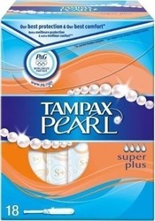 Tampax Pearl Tampons Super 18τμχ