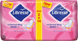 Libresse Invisible Normal 2x14τμχ