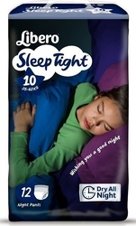 Libero Sleeptight No 10 (35-60kg) 12τμχ