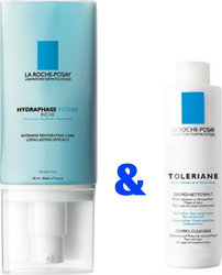 La Roche Posay Set Hydraphase Κρέμα Rich & Toleriane Γαλάκτωμα Καθαρισμού
