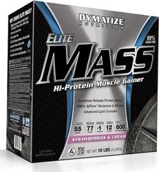 Dymatize Elite Mass Gainer 10lbs 4540gr Φράουλα