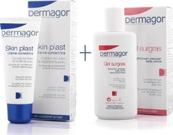 Dermagor Set Skin Plast Κρέμα Προσώπου & Gel Καθαρισμού Σώματος