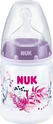 Nuk First Choice+ Μπιμπερό Πολυπροπυλενίου (PP) Μωβ, Θηλή Σιλικόνης, 150ml