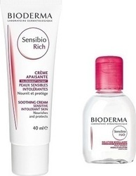 Bioderma Set Sensibio Κρέμα Rich & Υγρό Καθαρισμού