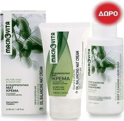 Macrovita Set Κρέμα Ματ & Υγρό Σαπούνι Προσώπου