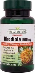 Natures Aid Rhodiola 500mg 500mg 30 ταμπλέτες