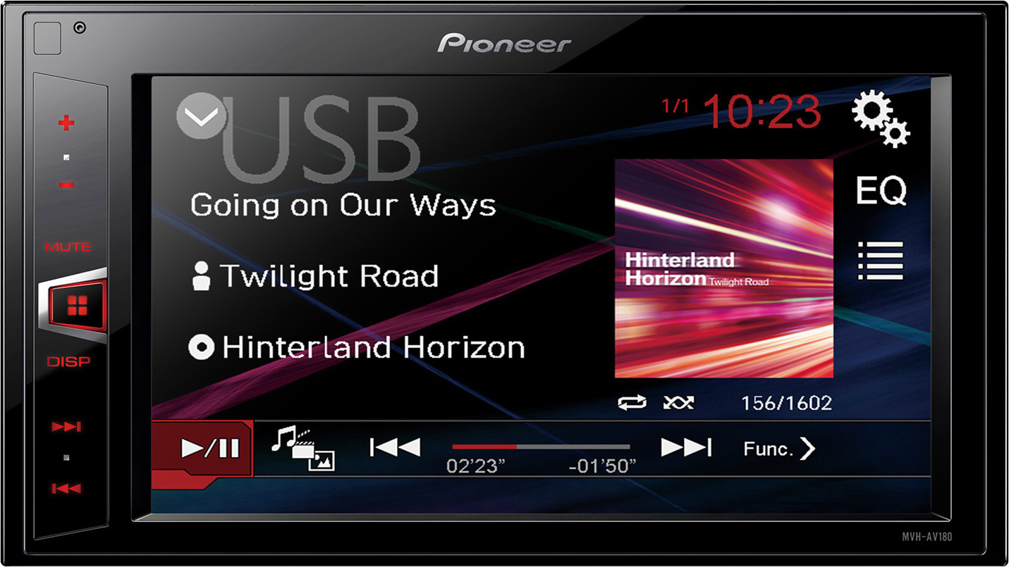 Pioneer MVH AV180 Ηχοσύστημα Αυτοκινήτου Universal 2DIN USB AUX MVH