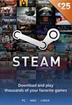 Steam Prepaid Card 25€