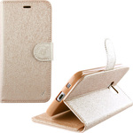 OEM Book Case TPU δερμάτινη Gold (Galaxy A5)