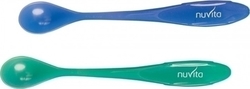 Nuvita Κουταλάκια με Θερμική Ένδειξη Blue/Green 2τμχ