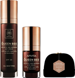 Apivita Set Queen Bee Κρέμα Ημέρας, Κρέμα Ματιών & Νεσεσέρ