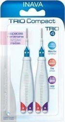 Elgydium Trio Compact 4 (size 0.7) 2 Στελέχη & 6τμχ