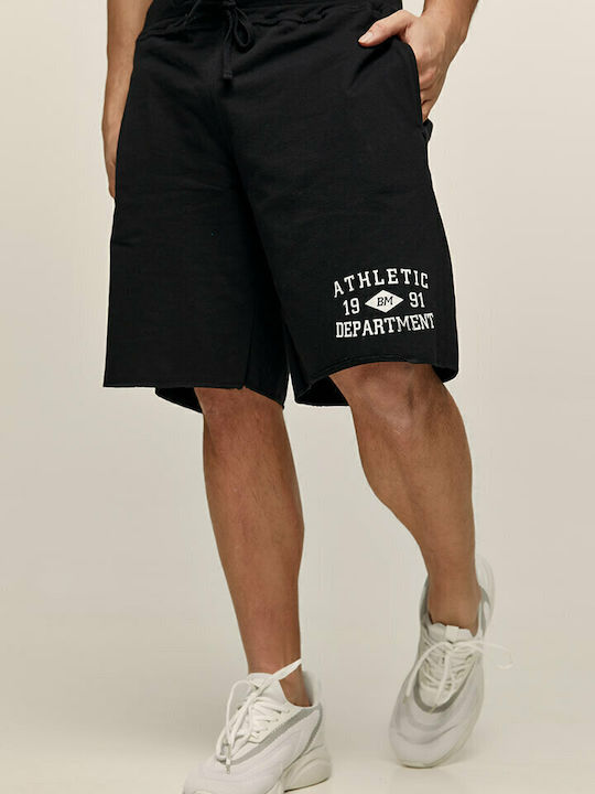 Bodymove Men's Sports Monochrome Shorts Black