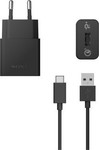 Sony 1x USB Type-C,micro USB Cable & Wall Adapter Μαύρο (UCH12W)