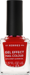 Korres Gel Effect Gloss Nail Polish Long Wearing 53 Royal Red 11ml