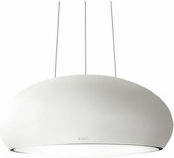 Elica Seashell WH MAT/F/80 Νησίδα 80cm Λευκή
