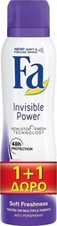 Fa Invisible Power 2 x Spray 150ml