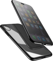 Baseus Touchable Carte Piele artificială Negru (iPhone X / XS) WIAPIPH58-TS01