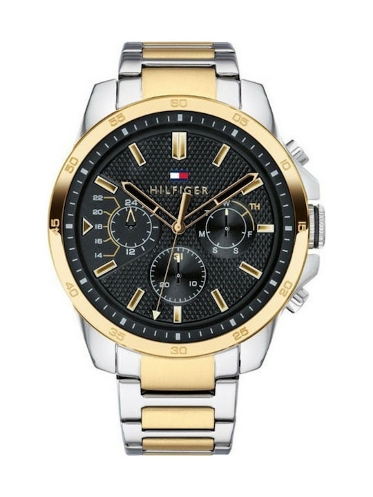 Tommy Hilfiger Decker Ρολόι Μπαταρίας με Μεταλλικό Μπρασελέ