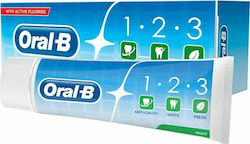 Oral-B 123 Fluoride Οδοντόκρεμα Μέντα 100ml