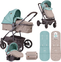 Lorelli Bertoni S500 Combi Set 3 in 1 Green & Beige Teddy Bear