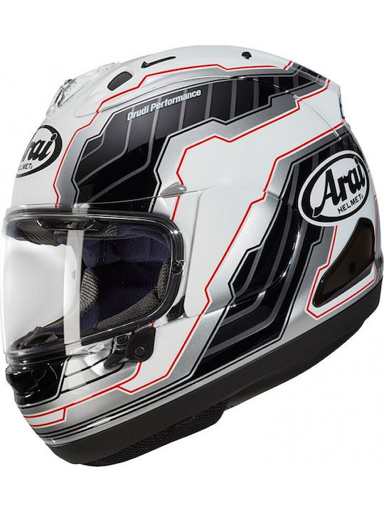 Arai RX 7V Mamola Edge White Κράνος Μηχανής Full Face με Pinlock