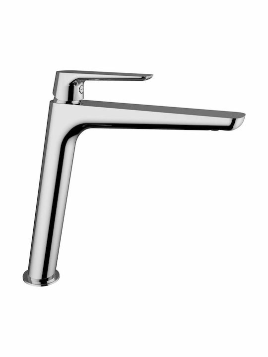 Teorema Lifestyle Mixing Tall Sink Faucet Silver