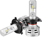 NovSight Lamps Car & Motorcycle A386 N9 H4 Canbus LED 6500K Cold White 12-24V 30W 2pcs