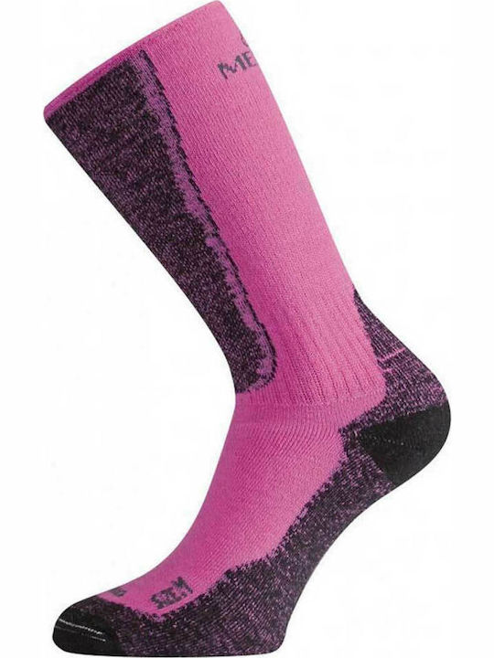 Lasting Woolen Γυναικείες Ισοθερμικές Κάλτσες Ροζ